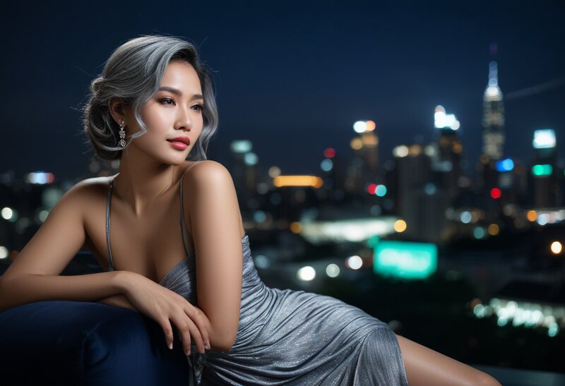 夜幕下的流光 海报